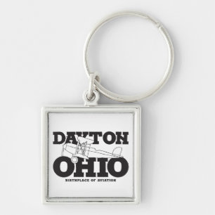Porte-clés Dayton Ohio Art Lieu de naissance de l'Art aéronau