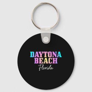 Porte-clés Daytona Beach Floride Fl Vintage Tie Dye Retro Vac