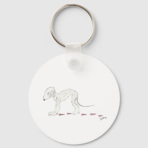 Porte-clés de Bedlington Terrier