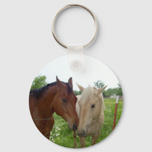 Porte-clés De BFF de meilleurs amis chevaux pour toujours -