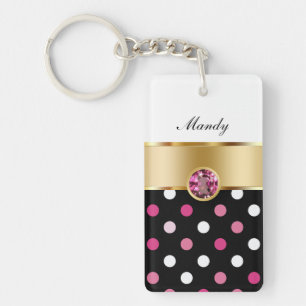 Porte - clés de Bling de monogramme