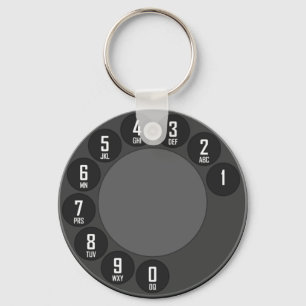 porte-clés de cadran de téléphone