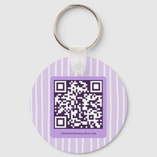 Porte-clés de cadre à nœud orné violet pour salon
