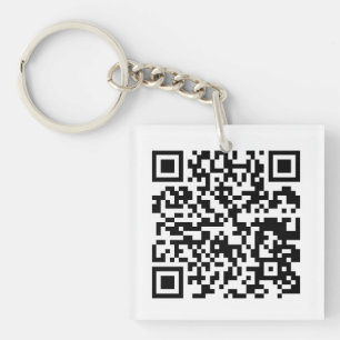 Porte-clés de conception de code QR