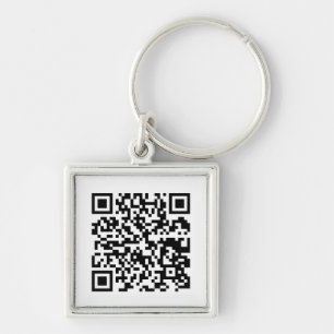 Porte-clés de conception de code QR