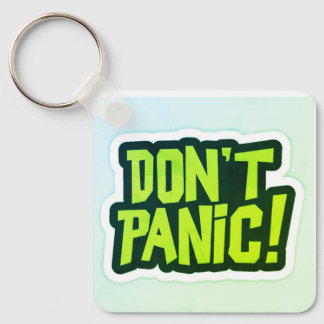 Porte-clés de conception premium Don't Panic