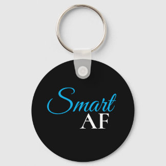 Porte-clés de déclaration d'expression bleue Smart