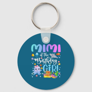 Porte-clés De fille Mimi Anniversaire Mer Poisson Océan