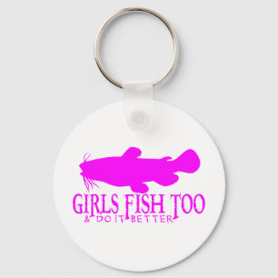 PORTE-CLÉS DE FILLES DE POISSONS POISSON-CHAT TROP