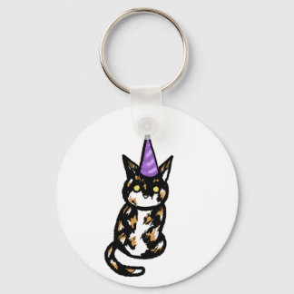 Porte-clés de la célébration du chat calico