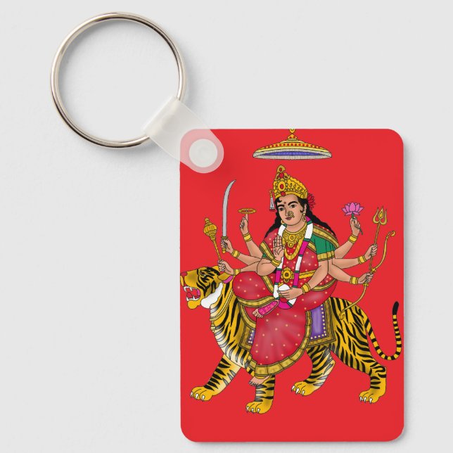 Porte-clés de la déesse Durga (Recto)