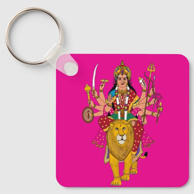 Porte-clés de la déesse Durga (Recto)