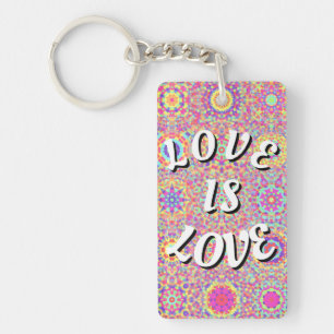 Porte-clés de la fierté Love Is Love