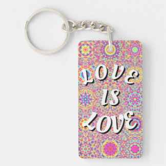 Porte-clés de la fierté Love Is Love