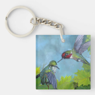 Porte-clés de la parade nuptiale du colibri
