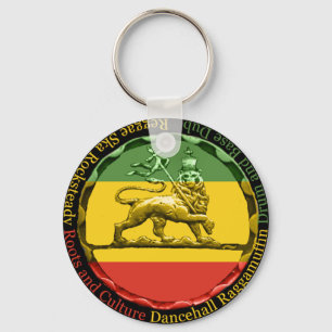 Porte-clés de lion de reggae de Rasta