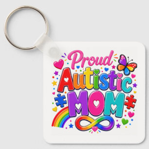 Porte-clés de maman autiste fière