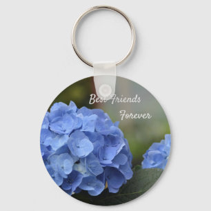 Porte-clés De meilleurs amis hortensias pour toujours