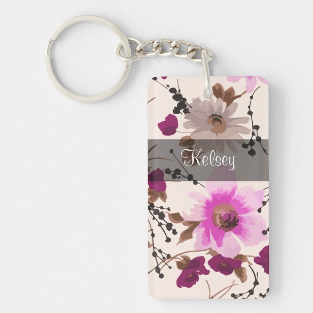 Porte - clés de monogramme de filles (Devant)