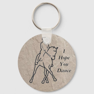 Porte-clés De passage de cheval de dressage demi - espoir d'I