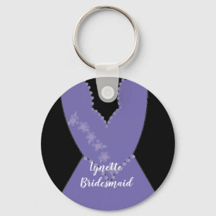 Porte-clés de robe de mariée demoiselle d'honneur