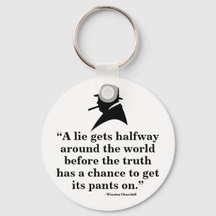 Porte-clés de Winston Churchill - citation 24