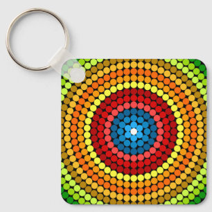 Porte-clés Décor Abstrait Mandala Art Design-65904