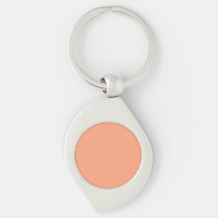 Porte-clés Décor couleur rose saumon personnalisable