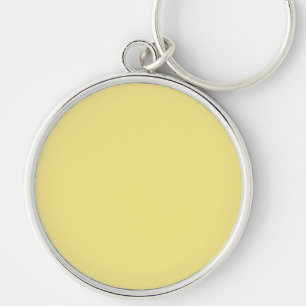 Porte-clés Décor jaune crème Pastel prêt à customiser