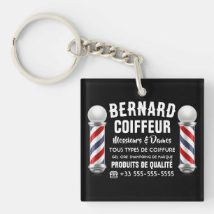 Porte-clés Décoration de salon de coiffure