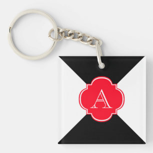 Porte-clés Décorations de monogramme