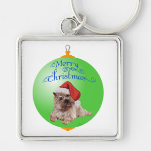 Porte-clés Décorations de Noël de Terrier Cairn