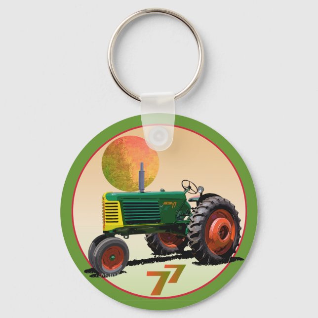 Porte-clés Découpe de ligne modèle 77 (Recto)