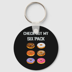 Porte-clés Découvrez Mon Pack Six Donut Gym Humour Tee Funny 