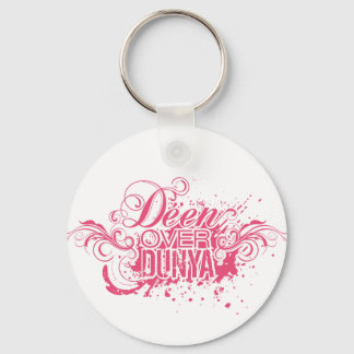 Porte-clés 'DEEN over DUNYA' Vêtements roses