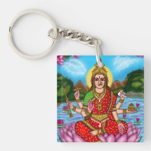 Porte-clés déesse Lakshmi (Devant)