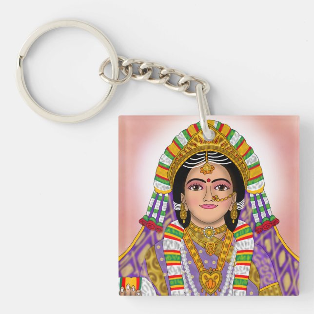 Porte-clés déesse Radha (Devant)