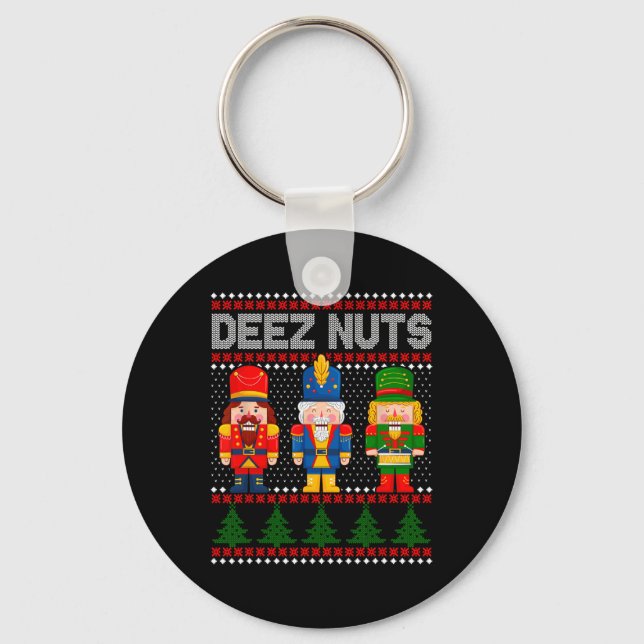 Porte-clés Deez Nuds Nutcracker Fun Vilain Noël (Recto)