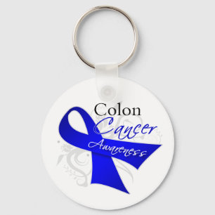 Porte-clés Défiler Ruban Colon Sensibilisation au cancer