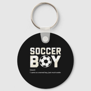 Porte-clés Définition de garçon de football