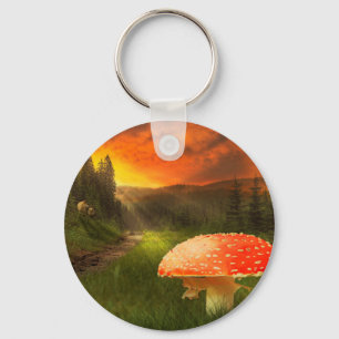 Porte-clés Définition du soleil d'automne.