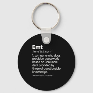 Porte-clés Définition EMT Funny EMS Emergency Médicale Techni