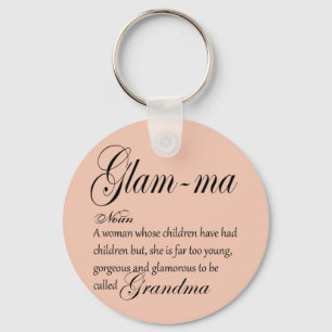 Porte-clés Définition FASCINANTE de grand-maman de mA