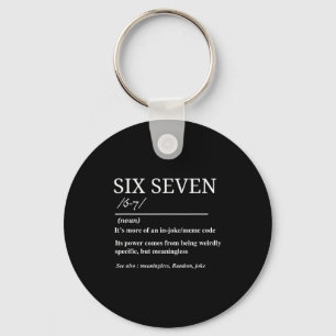 Porte-clés Définition Six Sept Drôle 6 7 Mème Humour Sarcasti