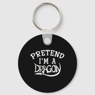 Porte-clés Déguisement de dragon prétendu drôle d'Halloween