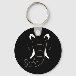 Porte-clés Déguisement Visage Éléphant Cadeau Facile pour Hal