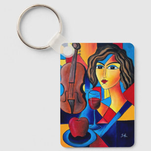 Porte-clés Déjeuner avec des Couleurs