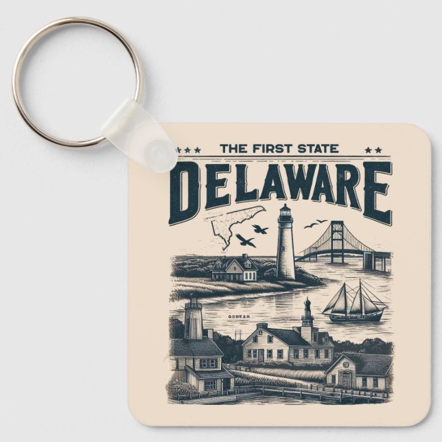 Porte-clés Delaware (Recto)