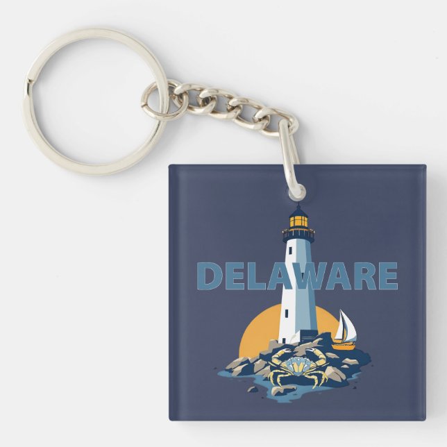 Porte-clés Delaware, États-Unis d'Amérique (Devant)