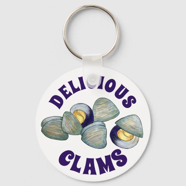 Porte-clés Délicieux Clambake vapeur de la Nouvelle-Angleterr (Recto)